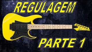 Regulagem de Guitarra  Troca de cordas e Afinação  Parte 1 [upl. by Ariahs]