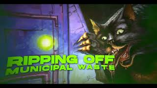 Ripping Off Municipal Waste Lyric Video  Belushi Speed Ball [upl. by Neleh18]