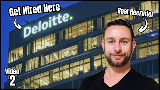 Deloitte Behavioral Interview Questions and Answers  How to Get a Job at Deloitte [upl. by Aihsenrad]