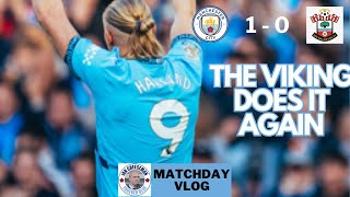 Man City 10 Southampton  Matchday vlog  Striking Viking does it again [upl. by Grosmark]