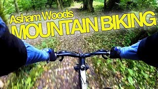 Asham Woods Mountain Biking [upl. by Ydnolem727]