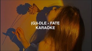 GIDLE 여자  Fate KARAOKE with Easy Lyrics [upl. by Sholom616]