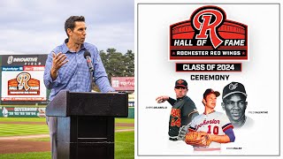 Rochester Red Wings Hall of Fame Ceremony  Class of 2024 [upl. by Llevron241]