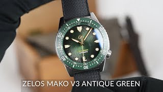 Zelos Mako V3 Antique Green [upl. by Averat]