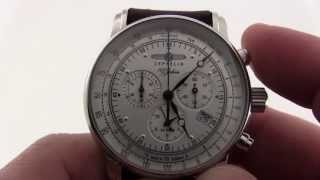 Graf Zeppelin 76801 Alarm Chronograph [upl. by Mccomb727]