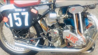 TriJAP SPECIAL Youngs Motorcycle amp Mk1 EMC StartUp amp RevUp at KEMPTON PARK Autojumble Bike Show [upl. by Arihas83]