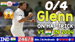 Glenn McGrath 04 vs India  What a AMAZING Performance 😱🔥 1st Test 2004  auscricket indvsaus [upl. by Sivi]