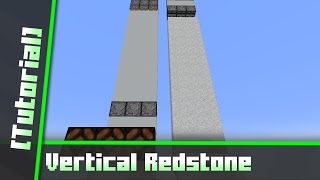 Cheap Vertical Redstone Wire Tutorial [upl. by Hayarahs]