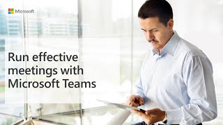 Run effective meetings with Microsoft Teams [upl. by Irena199]