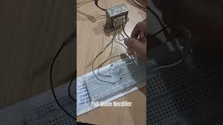 Full Wave Rectifier  Center Tapped Diagram shorts [upl. by Inalawi]