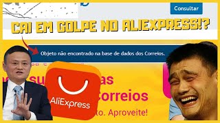 OBJETO NÃO ENCONTRADO NA BASE DE DADOS DOS CORREIOS  CAI EM UM GOLPE ALIEXPRESS [upl. by Guido]