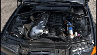 Turbo 325 E46 build breakdown and demo [upl. by Mixie]