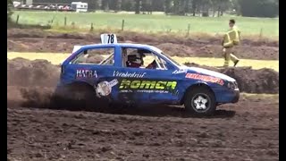 Autocross Yde de Punt Standaardklasse ALLE manches  FINALE en duo race 2018 [upl. by Barnard]