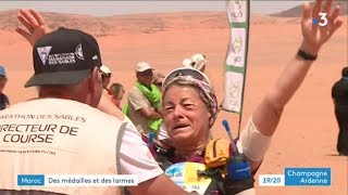 Marathon des sables 2019  des médailles et des larmes à larrivée [upl. by Penoyer]