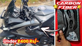 How to Install Carbon Fibre Lever Guard in RS 200  Easy to Install  BSDDP Brake Lever Protector [upl. by Hatnamas845]