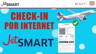 Cómo hacer el CHECK IN en JetSMART por internet  Tutorial paso a paso [upl. by Nannaihr]