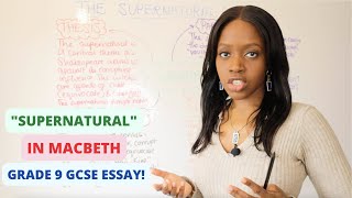 How To Write The Perfect Macbeth GCSE Essay On The Theme Of “Supernatural”  2024 GCSE English Exams [upl. by Aynahs]