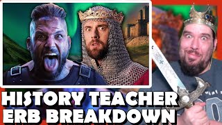 Ragnar Lodbrok vs Richard The Lionheart  ERBreakdown History Teacher Reaction [upl. by Samson]