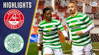 Aberdeen 11 Celtic  Griffiths Scores LastGasp Header to Rescue Point  Scottish Premiership [upl. by Yasmeen]