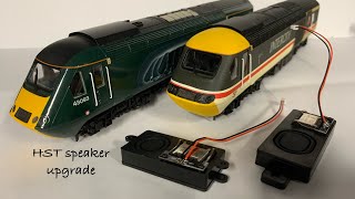 Upgrading Hornby HST TTS decoders with new ESU passive radiator speakers [upl. by Annoit]