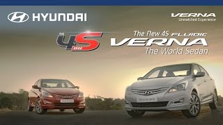 Hyundai  4S Fluidic Verna  The World Sedan  Television Commercial TVC [upl. by Ardnot]