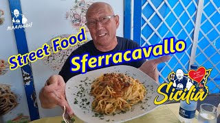 Sreet Food Sferracavallo  Palermo  Sicilia [upl. by Enomyar]