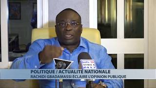 Politique  Rachidi Gbadamassi sexprime sur lactualité nationale [upl. by Kovacev954]