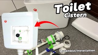 How to Remove and Install High Level Toilet Cistern at Home  Toilet Water Tank Replacement [upl. by Asehr]