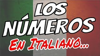 Vamos a aprender los números en italiano 🇮🇹 🇮🇹 [upl. by Oirromed915]