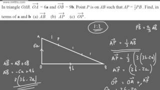 GCSE Tutorial Vectors 1 Intorduction Higher Maths [upl. by Gaughan]