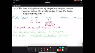 Math331Fa24 Lec26 PutnamA1 II [upl. by Melany]