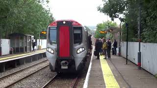 The 1238 Transport for Wales train to Bidston ex Higher Shotton railway station CymruWales 25824 [upl. by Anaerol]