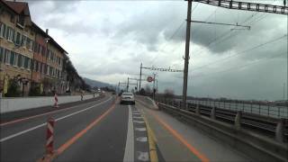 From Neuchatel to Luterbach  Autobahn A5  Switzerland  112010  1080p HD [upl. by Ahsenit]