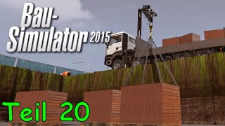 Lets Play Bau Simulator 2015 Teil 20  Einfamilienhaus mit großem Balkon [upl. by Alliuqaj]