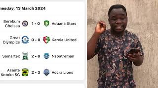 Ghana Premier League Day 21 updates Kotoko lost again at home [upl. by Odlavu]