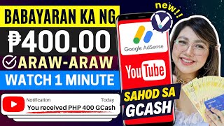 FREE P400 SA GCASH  NUOD KA LANG FOR 1 MINUTE CASHOUT NA  LEGIT PAYING W PROOF  OPS [upl. by Balmuth]