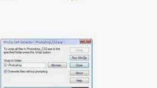 Photoshop unzip [upl. by Gilpin]