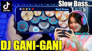 DJ GANI GANI SLOW BASS  REAL DRUM COVER [upl. by Forest]