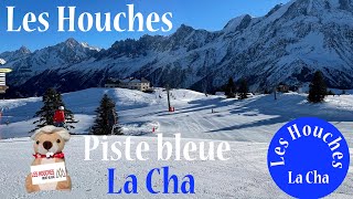 Les Houches  Piste bleue la Cha  Ski Xavilanc [upl. by Ferrick522]