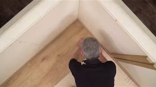 Karndean How To SeriesCutting and fitting a plank to a wall  Loose lay [upl. by Marentic]