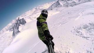 Snowboarding in Solden Austria  April 2015 [upl. by Ynatsyd]