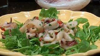 How to Make an Italian Calamari Salad  Italian Specialties [upl. by Faber111]