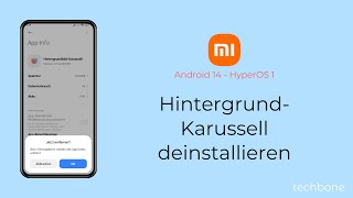 HintergrundKarussell deinstallieren  Xiaomi Android 14  HyperOS 1 [upl. by Yesac243]