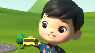 Wheels On The Bus  Lellobee  Baby Songs  Nursery Rhymes For Kids [upl. by Esorylime]