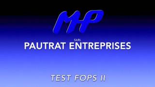 Présentation Test de Résistance FOPS II [upl. by Enirol]