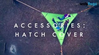 How to attach a Tentsile Tent Hatch Cover Accessory [upl. by Hgielah]