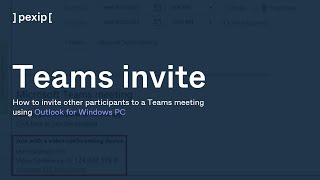 How to invite to a Teams meeting using Outlook for Windows PC [upl. by Phillipp]