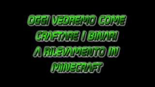 tutorial veloce come craftare i binari a rilevamento in minecraft [upl. by Nagaek]