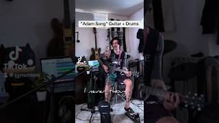 adam song  blink182 guitar  drum improvvisation [upl. by Vitale994]