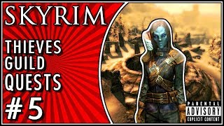 Skyrim Speaking With Silence Quest Thieves Guild Questline 5 Gameplay [upl. by Celin]